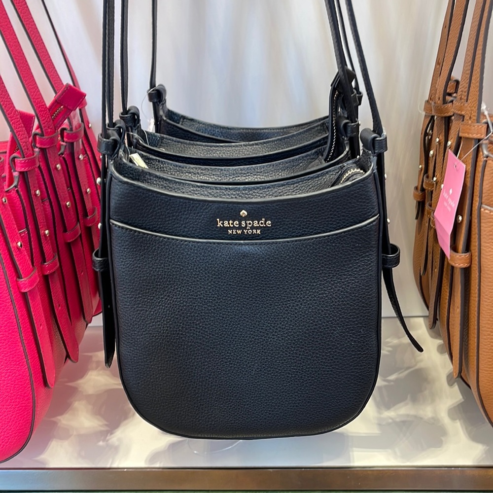 Kate Spade Leila North South Crossbody Black - Picture 1 of 16